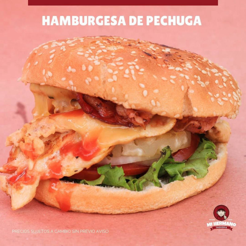 Hamburguesa de Pechuca Mi Hermano